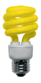 13 Watt T3 Springlamp Yellow TCP #28913Y
