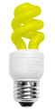4 Watt Tall Springlamp Yellow TCP #28904TY